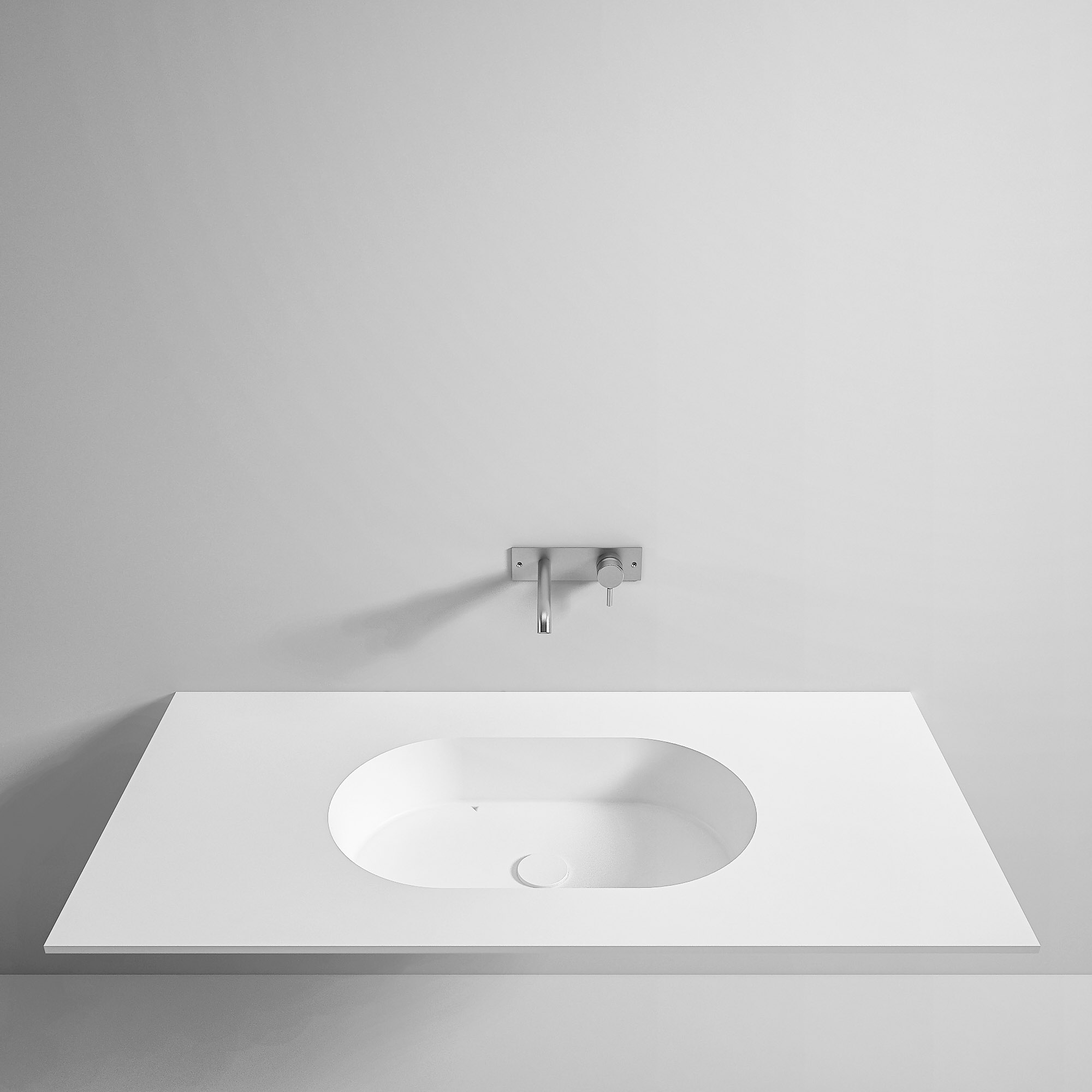 Rexa Design Столешница Korakril ™ с овальной раковиной REXA-ST102 