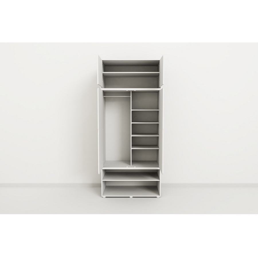 Стеллаж Flexa с 1 полкой, белый, 51,2х101х56,5 см 812520240 - Вид №4