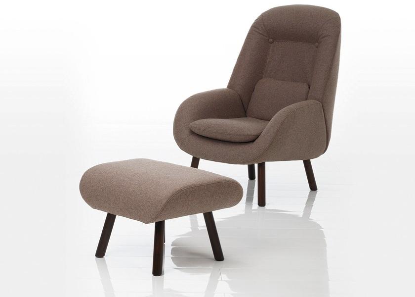 brühl Кресло из ткани с подлокотниками Valdemar sun-id-1431872 - Вид №2