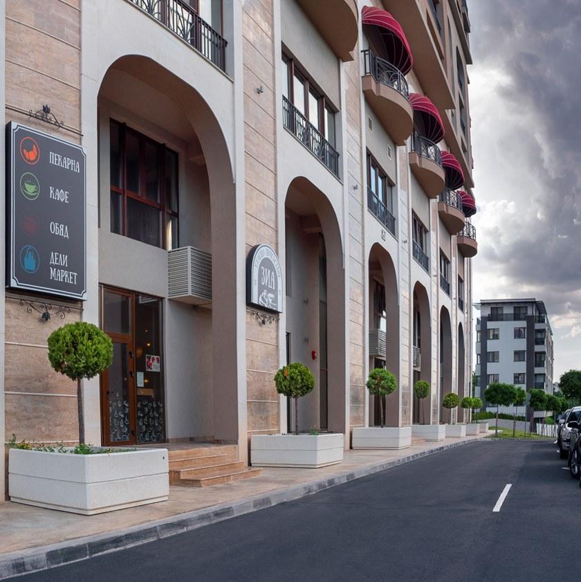 ENCHO ENCHEV - ETE Квадратная кашпо для общественных мест  96  - Вид №3