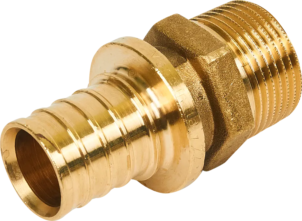 Переходник латунный STOUT 1"×32 мм с наружной резьбой для трубопроводов 82197783