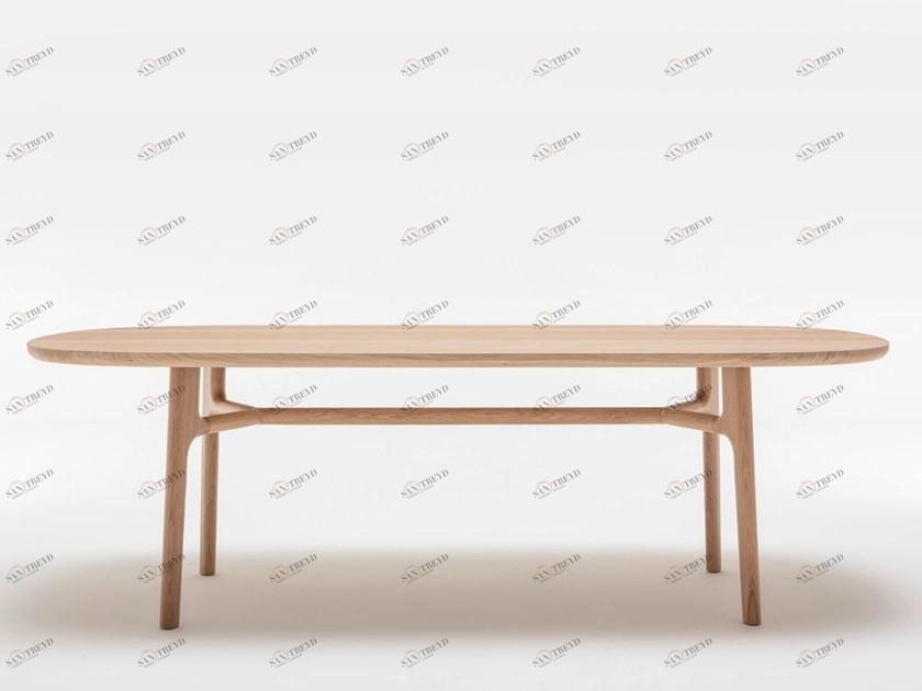 Rolf Benz Прямоугольный обеденный стол из массива дерева sun-id-1345269