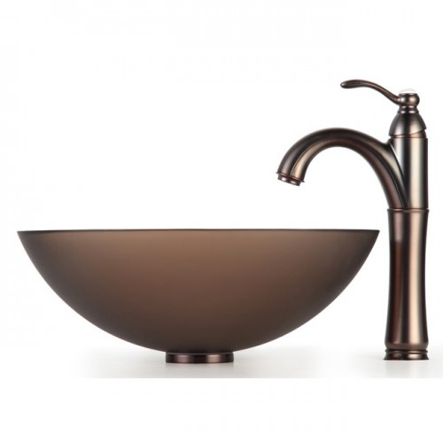 GV103FR-12mm-FVS1005 Накладная раковина на столешницу  прямоугольная Krausru  - Вид №1