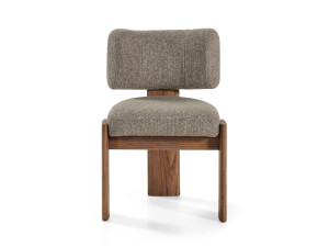 Мягкий стул с деревянным каркасом без подлокотников