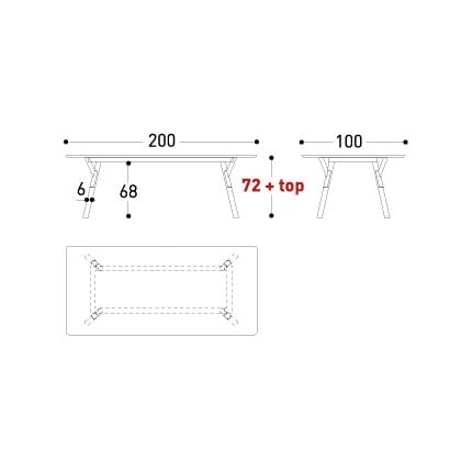 Прямоугольный садовый стол Varaschin ссылка ARCH-00071042 - Вид №8