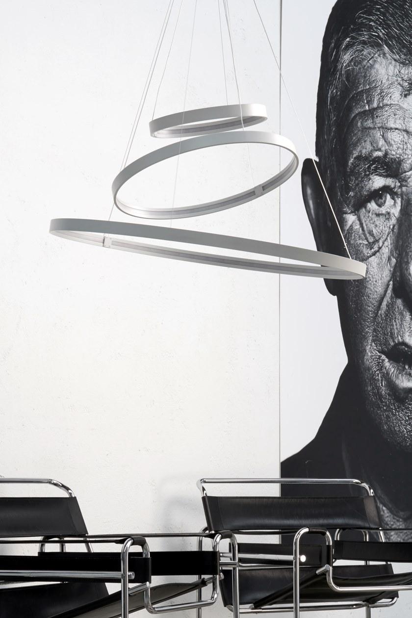 ZAVA Светодиодный подвесной светильник из алюминия Rings sun-id-1452839 - Вид №7