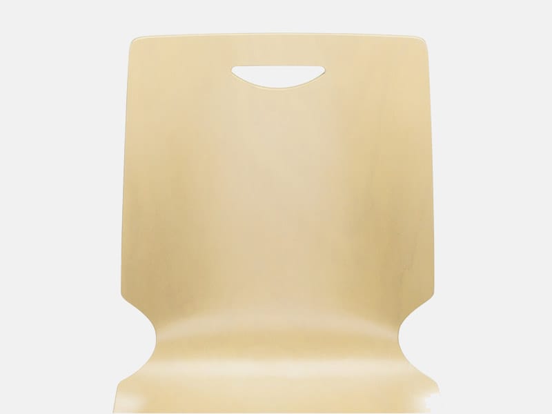 Деревянный шпон консольный штабелируемый стул Brunner ARCH-00079271 - Вид №4