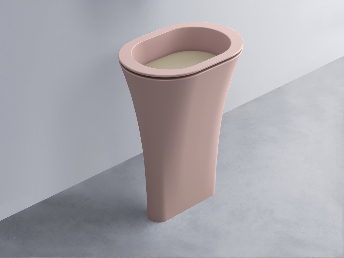 AMLA65-CP+AMPILO-AV+AMCOLO-CP Раковина Amedeo Ovale отдельностоящая cielo Enjoy + Amedeo Ceramica Cielo