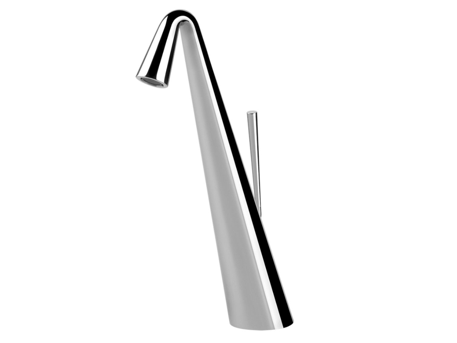 Смеситель для раковины из хромированной латуни с одним отверстием Gessi конус ARCH-00048517 - Вид №1