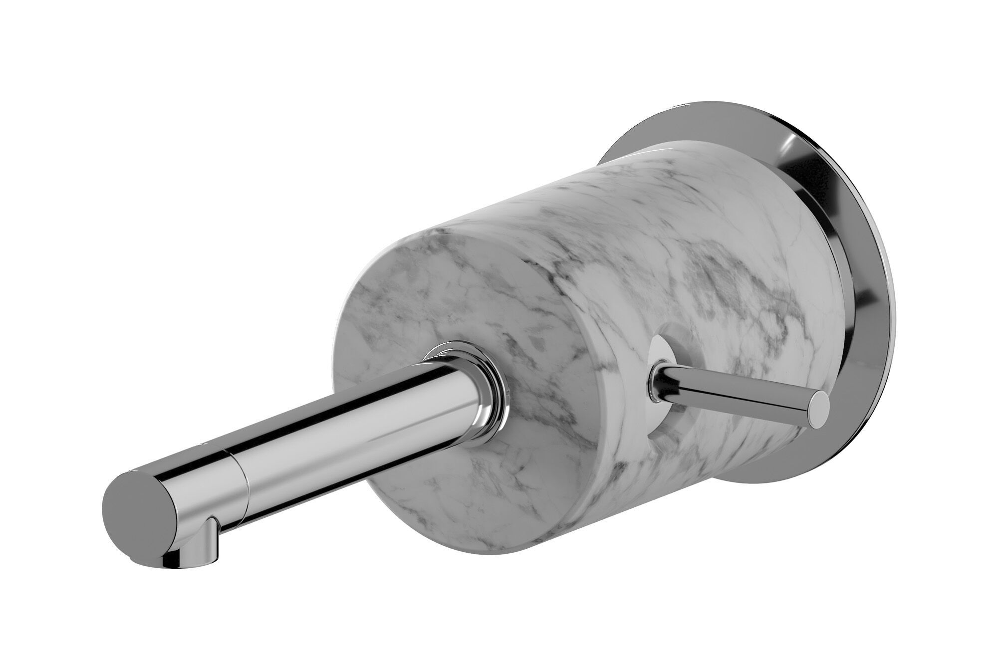 Смеситель для раковины с одной ручкой из мрамора IB мрамор + мрамор Elle ARCH-00128739 - Вид №1