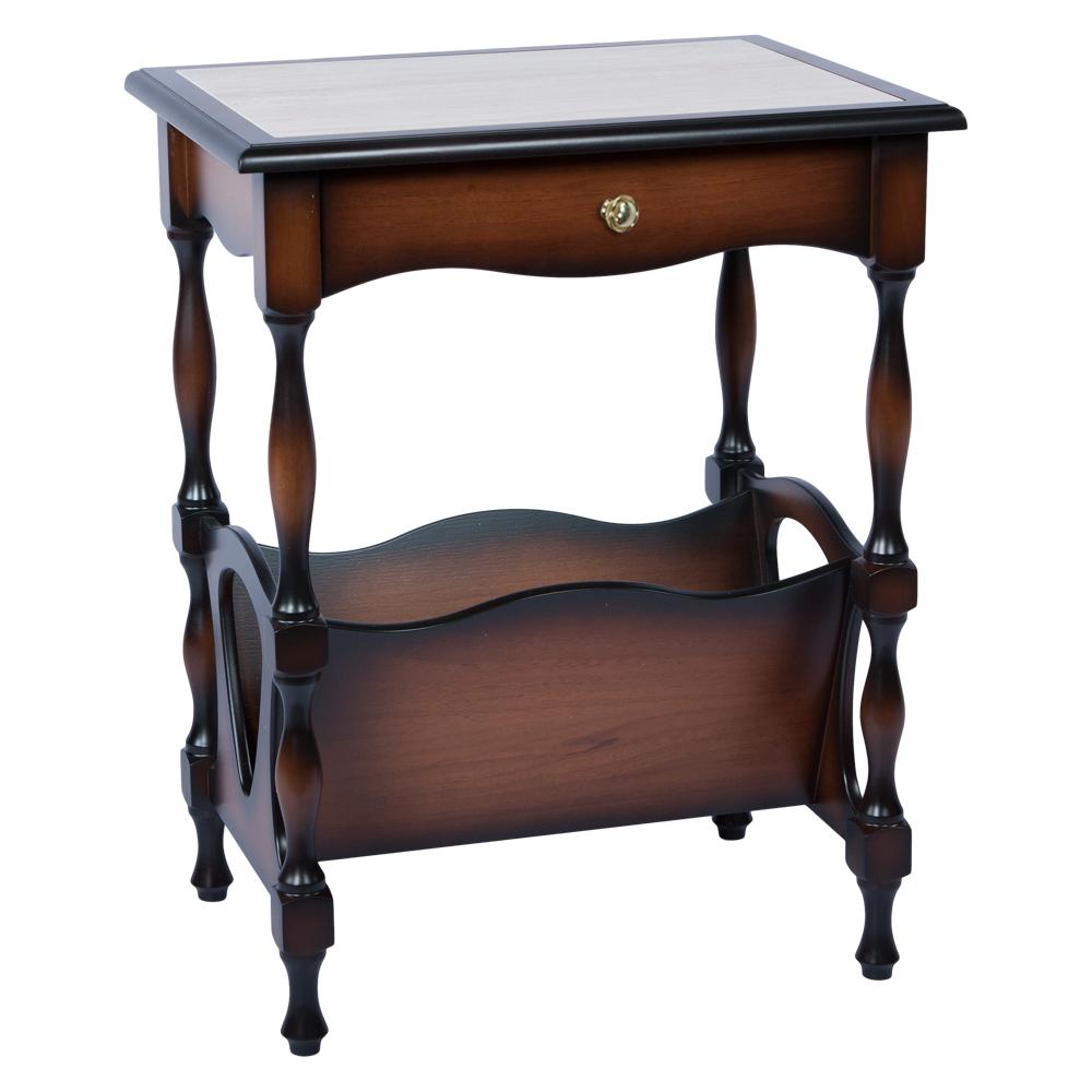 16005 Стол Оникс 5 Орех BOGACHO 4627138230886