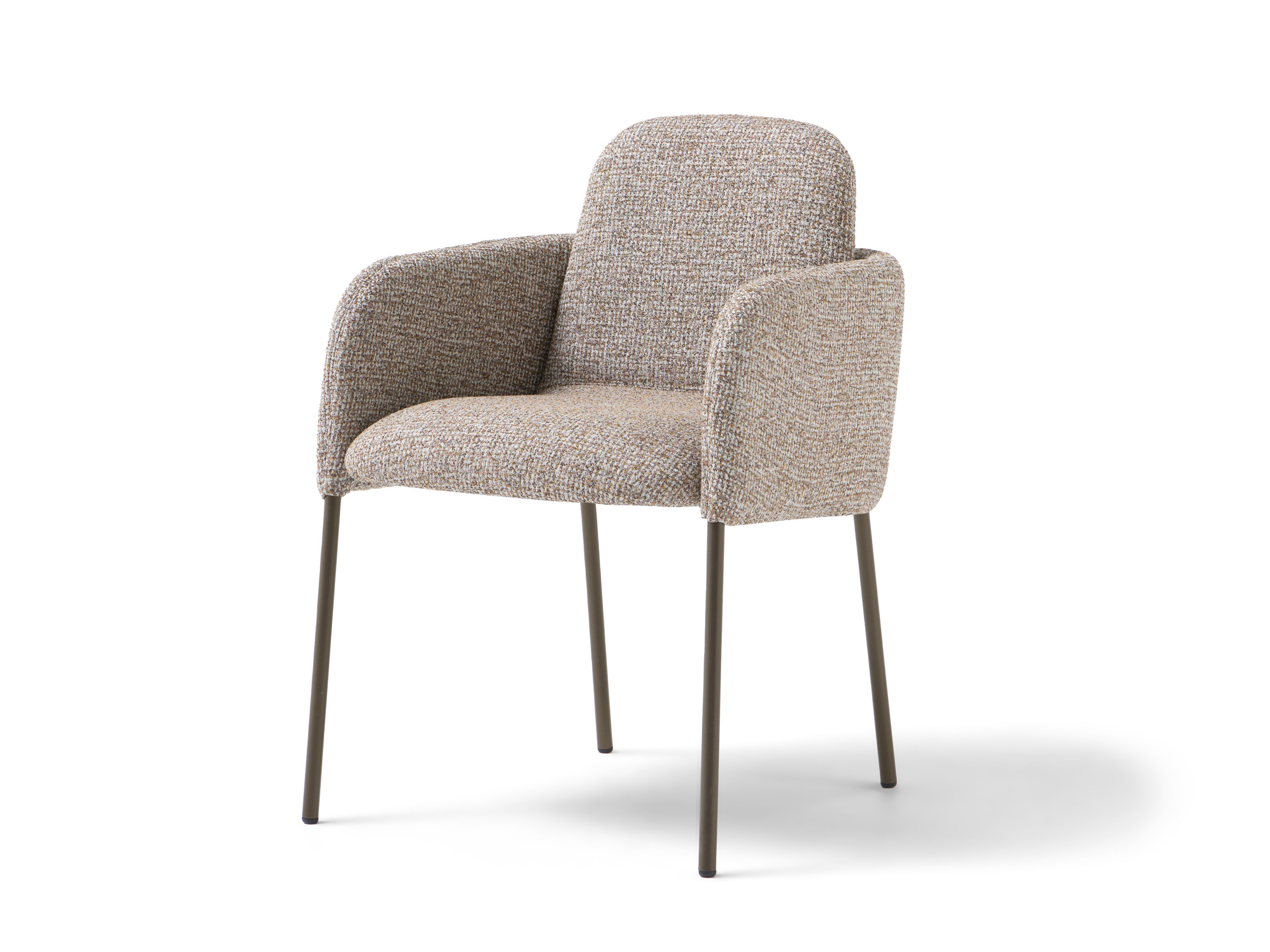 Тканевый стул с подлокотниками MOBLIBERICA Nai ARCH-00031375