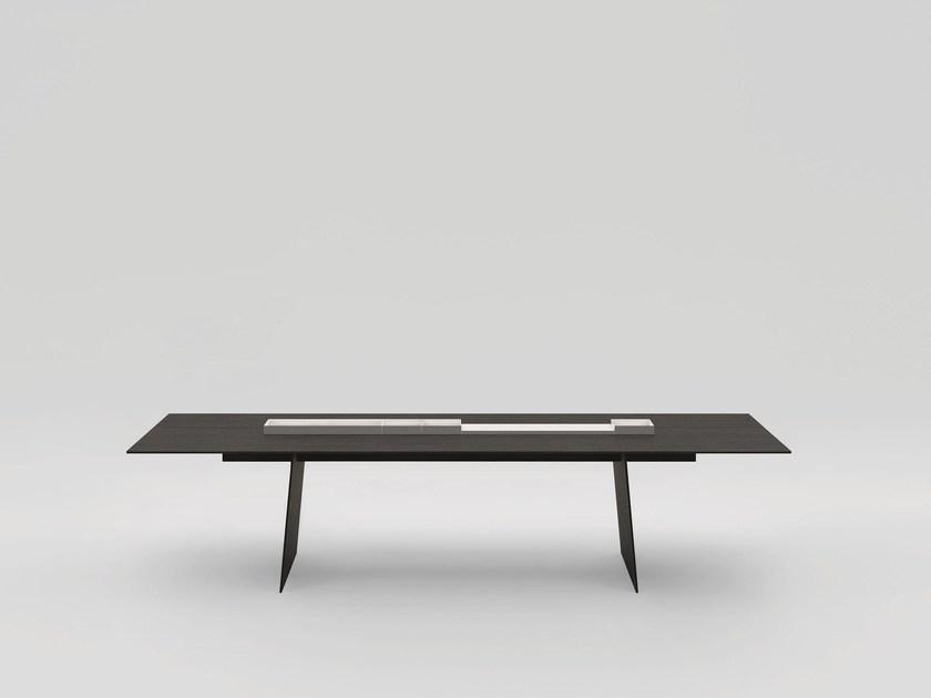 Paola Lenti Прямоугольный деревянный стол sun-id-1380493 - Вид №1