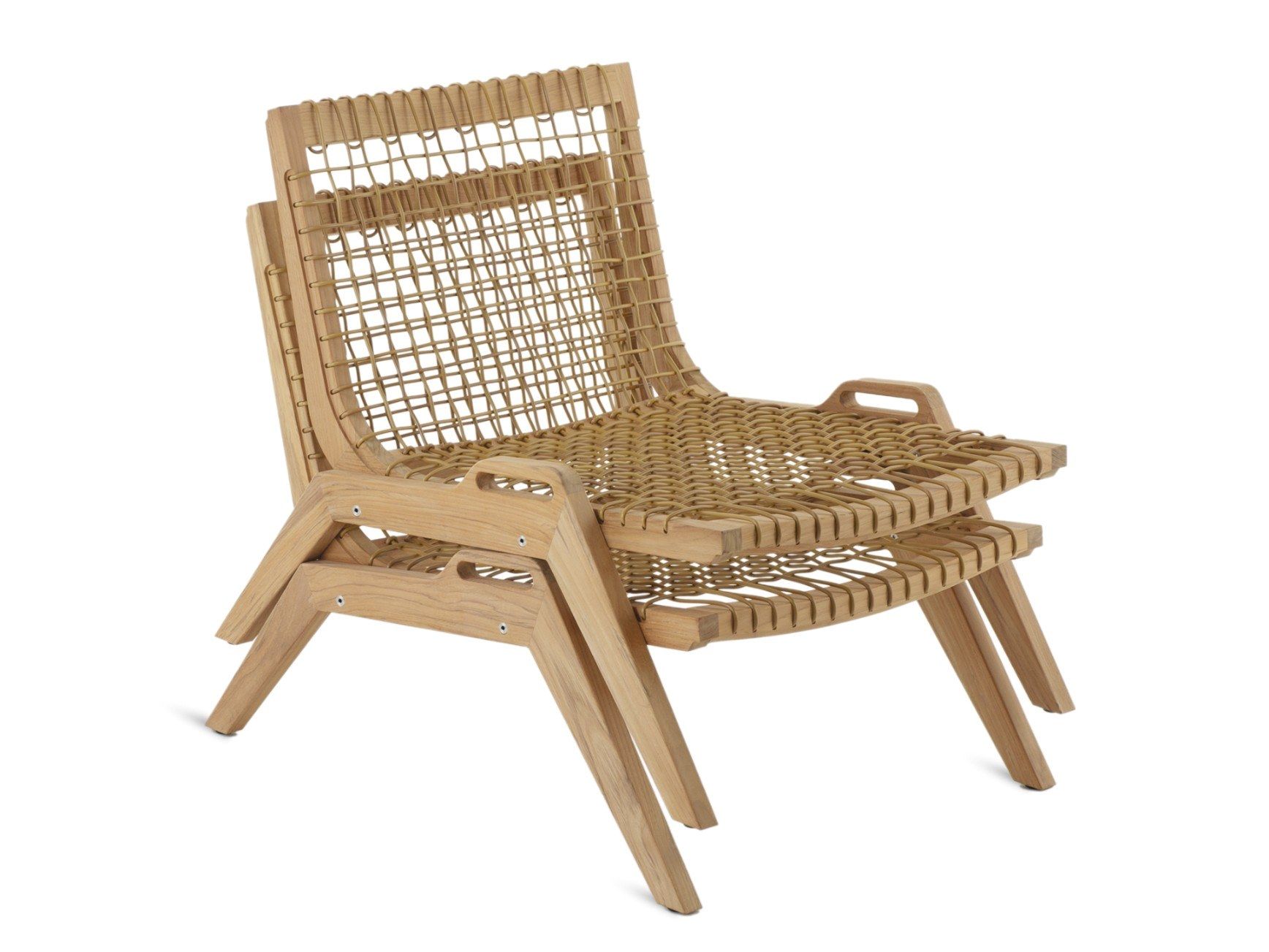 Садовое кресло из тикового дерева Unopiù Synthesis ARCH-00083070 - Вид №1