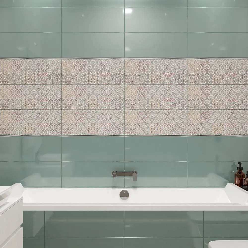 Azori Brillo Oliva — настенная плитка в оливковом цвете с глянцевым блеском 87972515 STLM-0947239