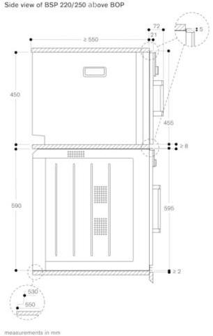 Gaggenau Комби-печь Serie 200 Bsp251111  - Вид №1