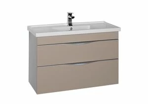 Тумба с раковиной Aquanet Эвора 100 капучино