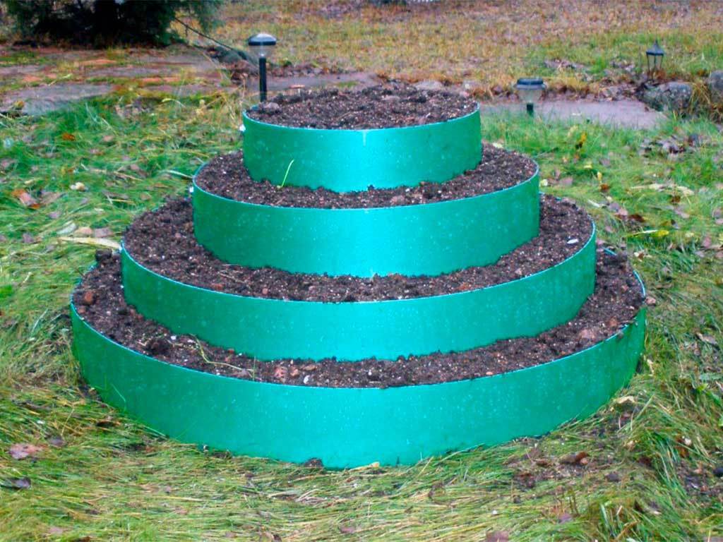 Лента бордюрная 200 мм x 10 м, 2 мм ГеоПластБорд GPBST-37 - Вид №3