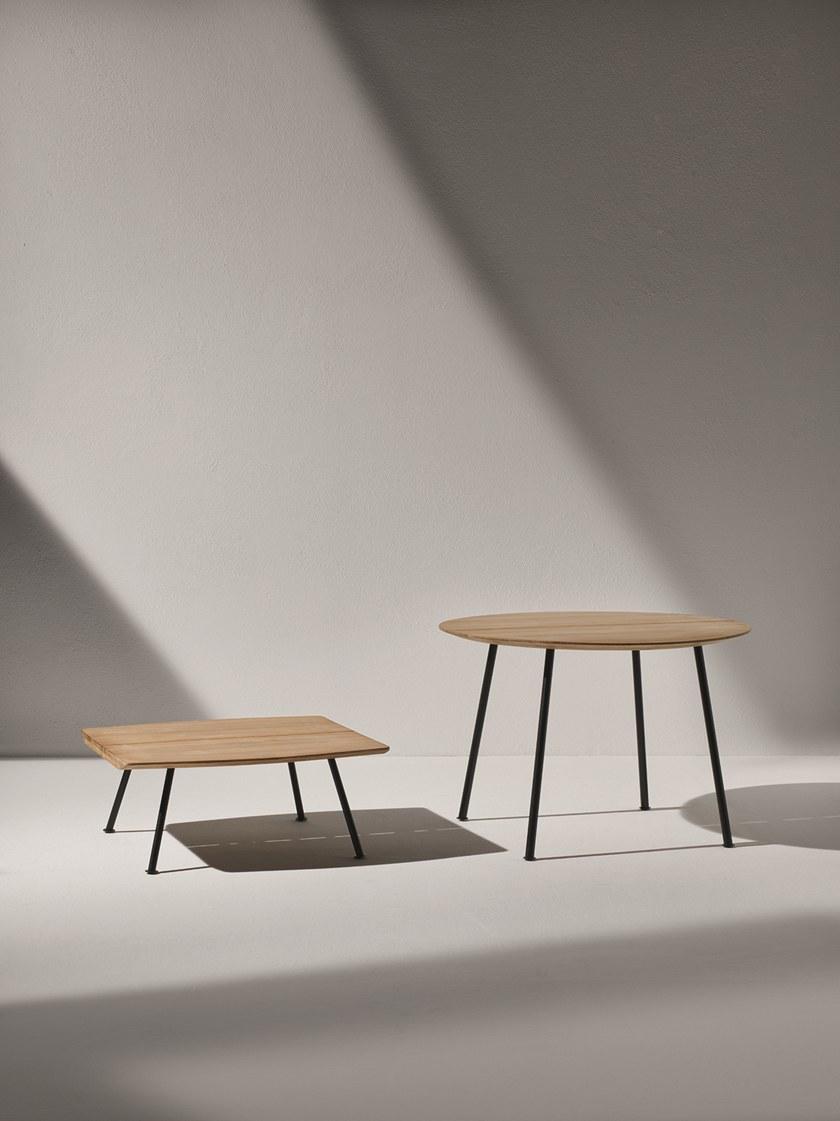 Ethimo Круглый садовый стол из тика Agave Agttdint0 - Вид №3