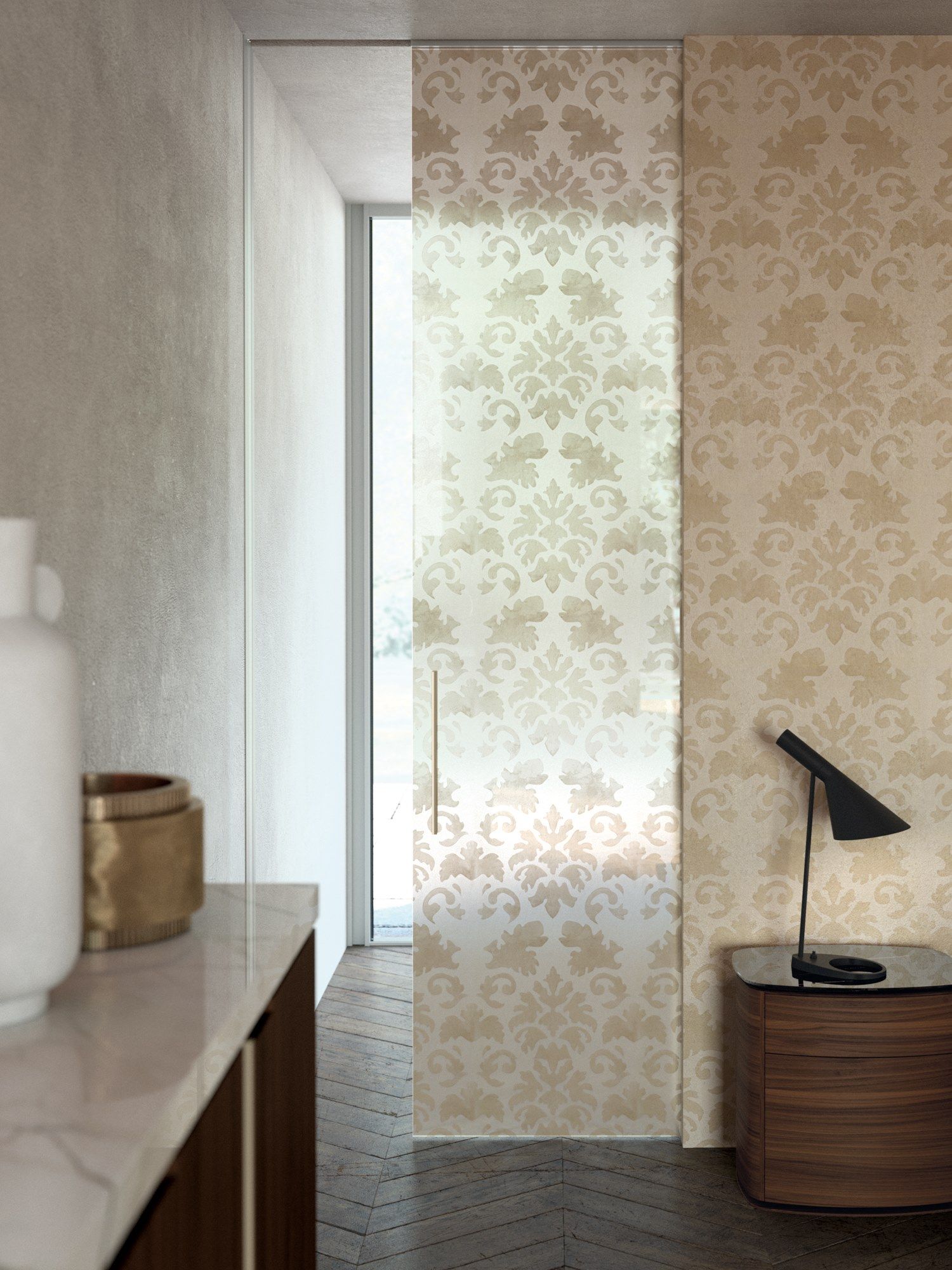 Раздвижные стеклянные двери HenryGlass VITRA ARCH-00059552 - Вид №1