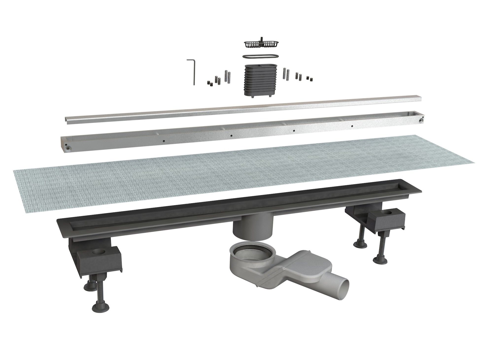 Слив для душа из нержавеющей стали Bonomini Canalissima ARCH-00125850