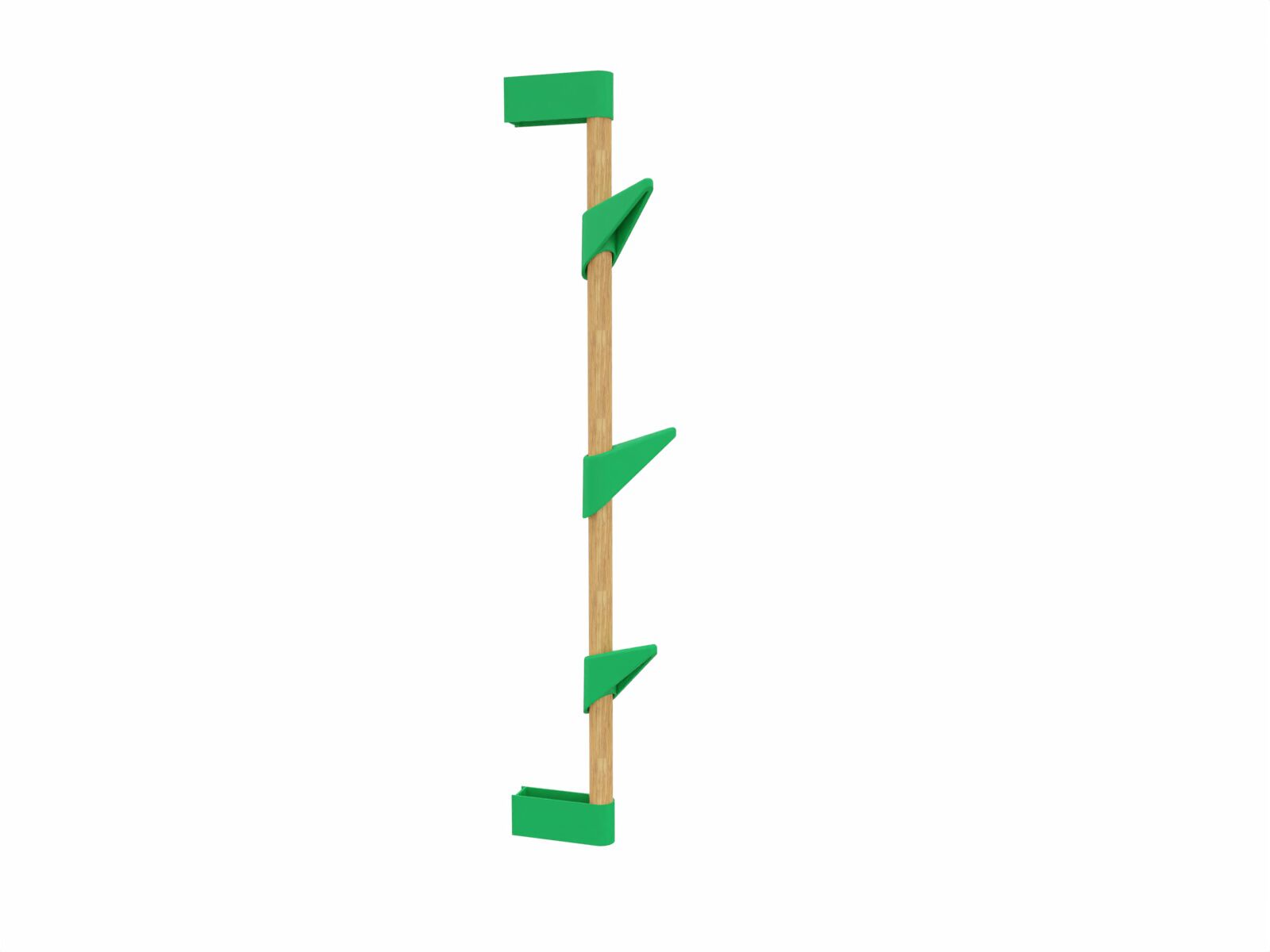 Дуб и полиамид офисная настенная вешалка Cascando Bamboo ARCH-00108724 - Вид №1