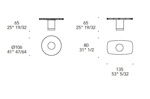 Круглый стол из дерева и стекла REFLEX Sun ARCH-00085295 - Вид №3