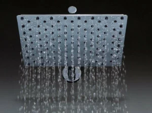 tender rain Настенная лейка душа из латуни с держателем с системой защиты от известкового налета Echo