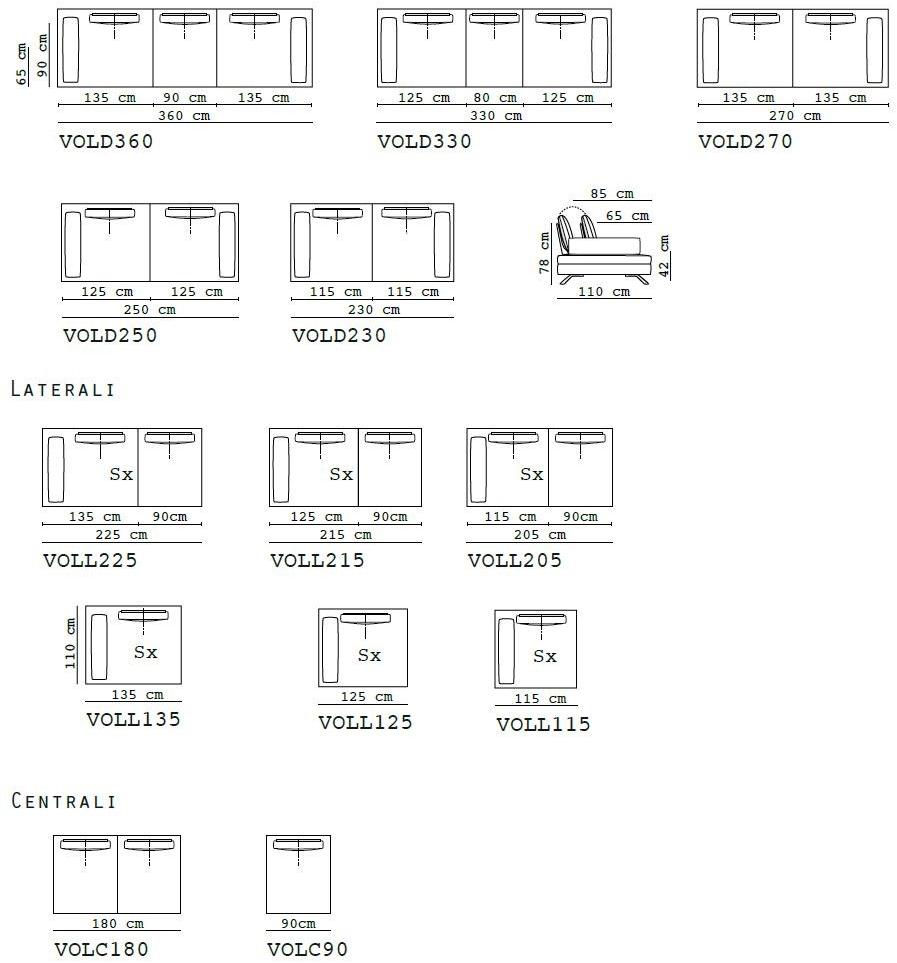 Flexstyle 6-местный диван из ткани sun-id-1389577 - Вид №1