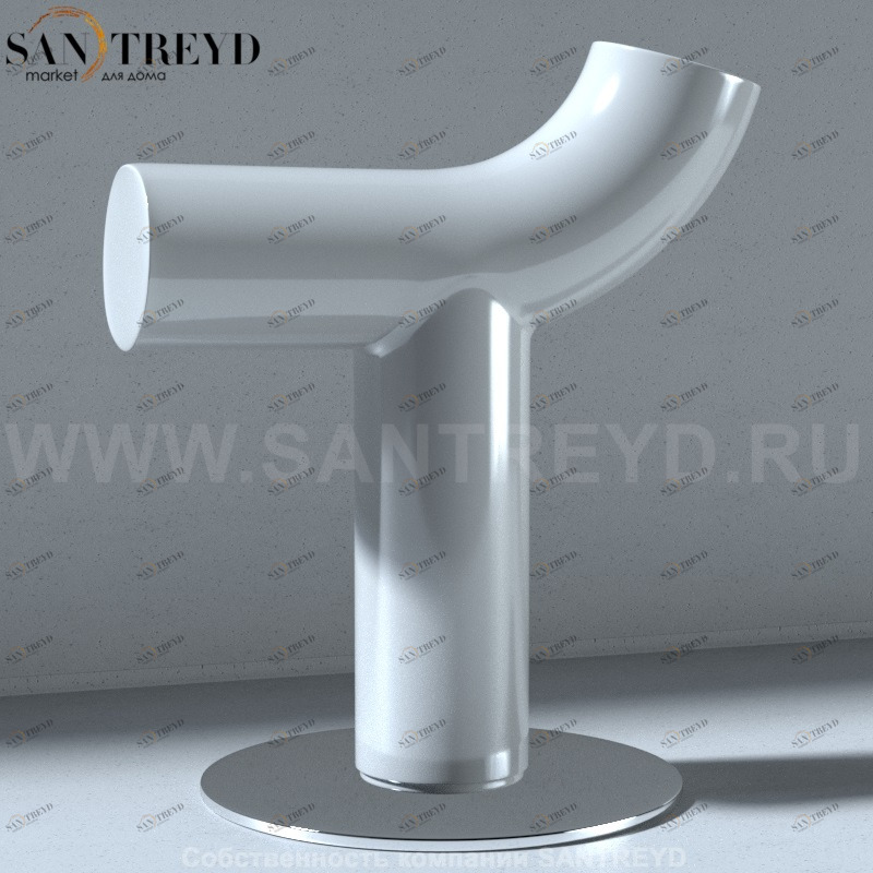 470101 Табурет “Cow” в комплекте с стальным основанием Kerasan Artwork