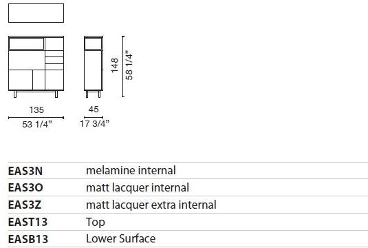 Cappellini Лакированный буфет Easy sun-id-1451197 - Вид №4