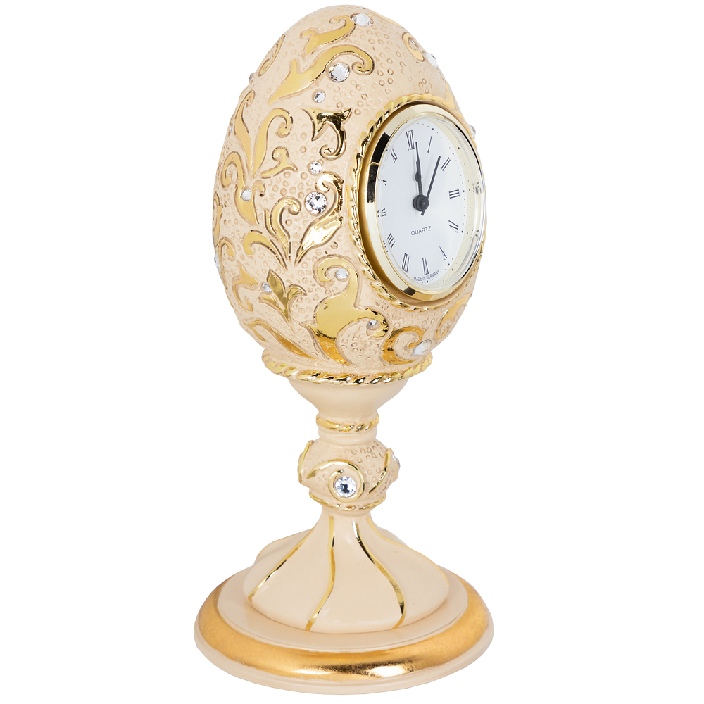 42009 Часы настольные Наследие Фаберже Айвори BOGACHO 4627138242117 - Вид №4