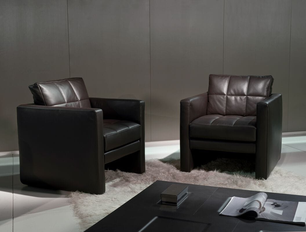 Кожаное кресло с подлокотниками i 4 Mariani Квебек ARCH-00143552 - Вид №1