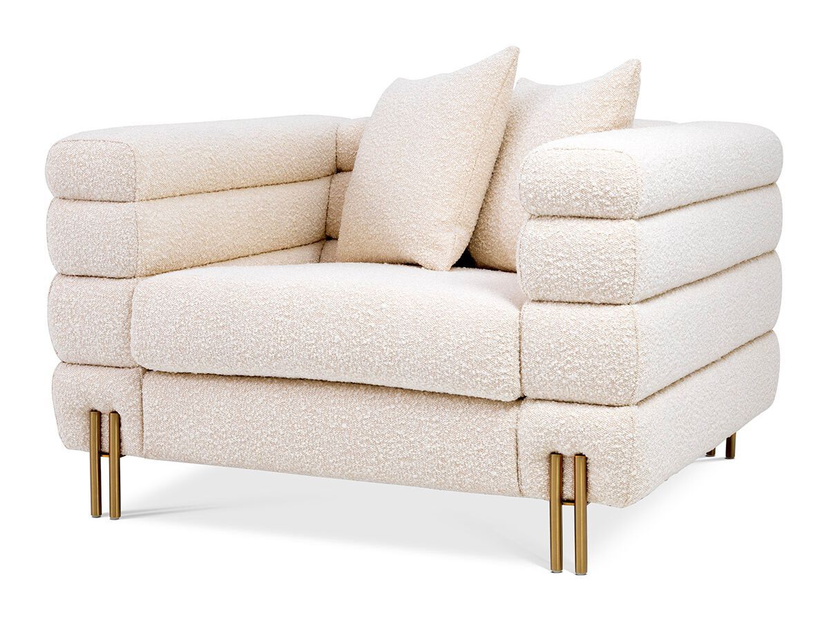 Тканевое кресло с подлокотниками Eichholtz York ARCH-00033232