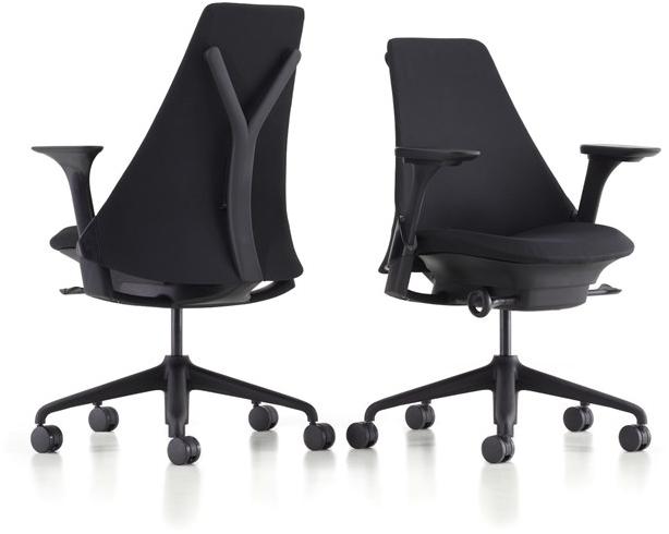 Herman Miller Поворотный офисный стул с обивкой из ткани с 5 спицами Sayl sun-id-1462778 - Вид №4