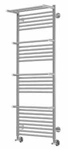 4660059582320 СТАНДАРТ Аврора с полками П27 500х1390 (9+6+6+6) Полотенцесушитель TERMINUS Нержавеющая сталь