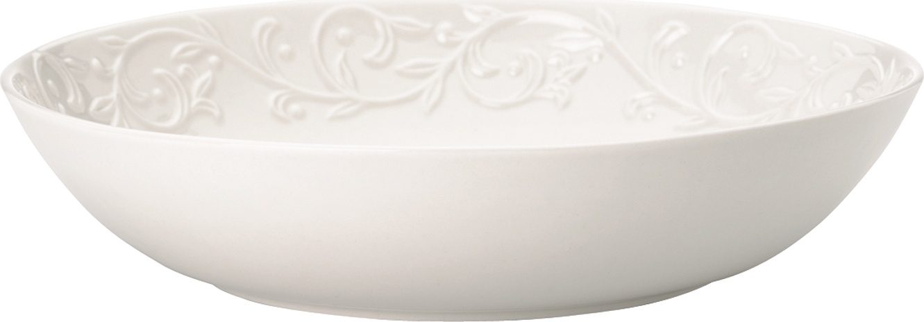 10525063 Lenox Тарелка для пасты Lenox "Чистый опал, рельеф" 22см Фарфор 