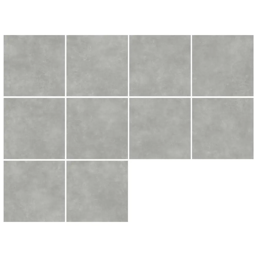 Глазурованный керамогранит Alma Ceramica Urban Home 60x60 см 1.8 м² матовый цвет серый 89456959 STLM-2092466 - Вид №2