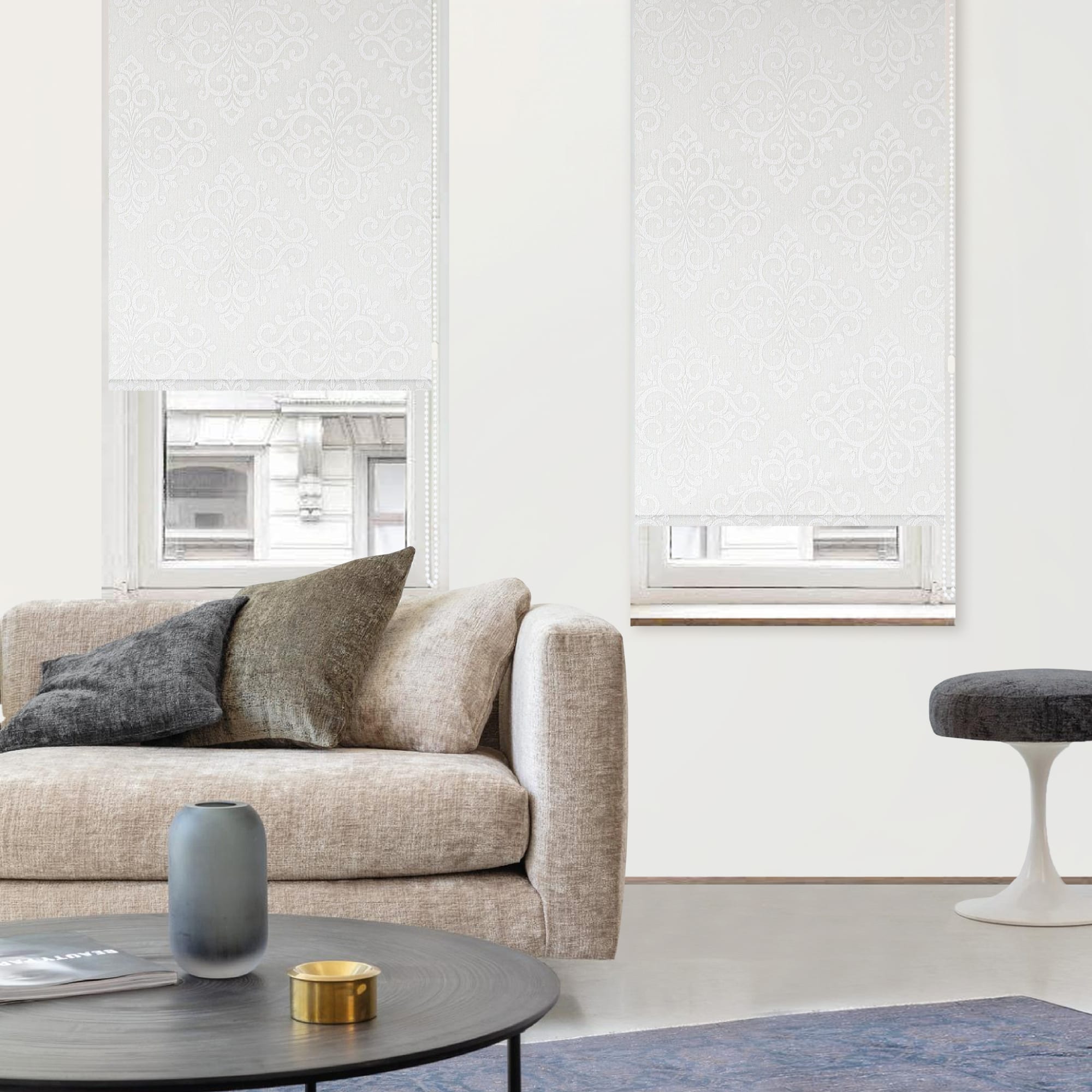 83502776 Штора рулонная Miamoza Fiona 50x160 см белая Santreyd  - Вид №2