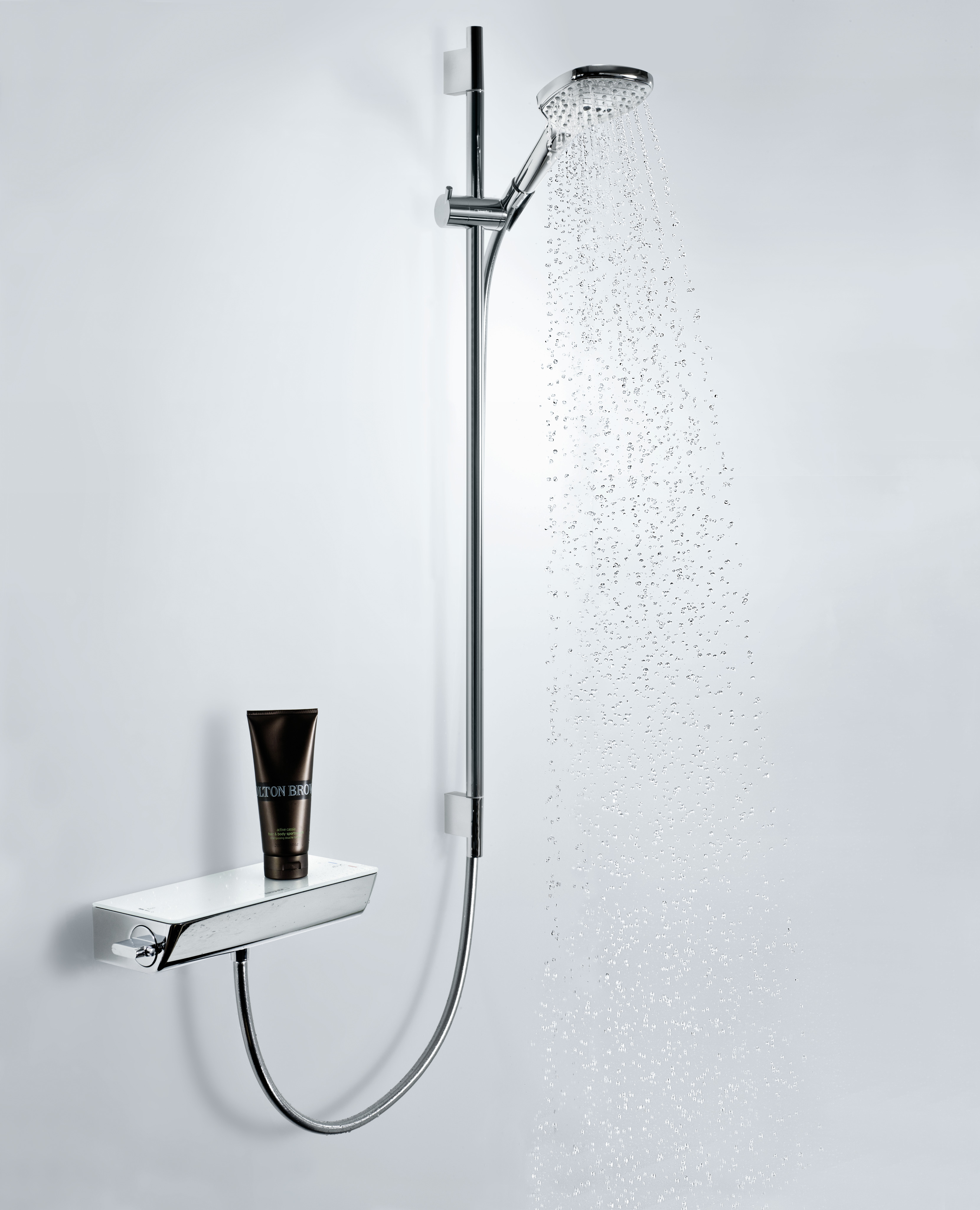 26623400 Raindance Select E Душевой набор 120 3jet EcoSmart 9 л / мин со штангой 90 см и мыльницей Hansgrohe  - Вид №1
