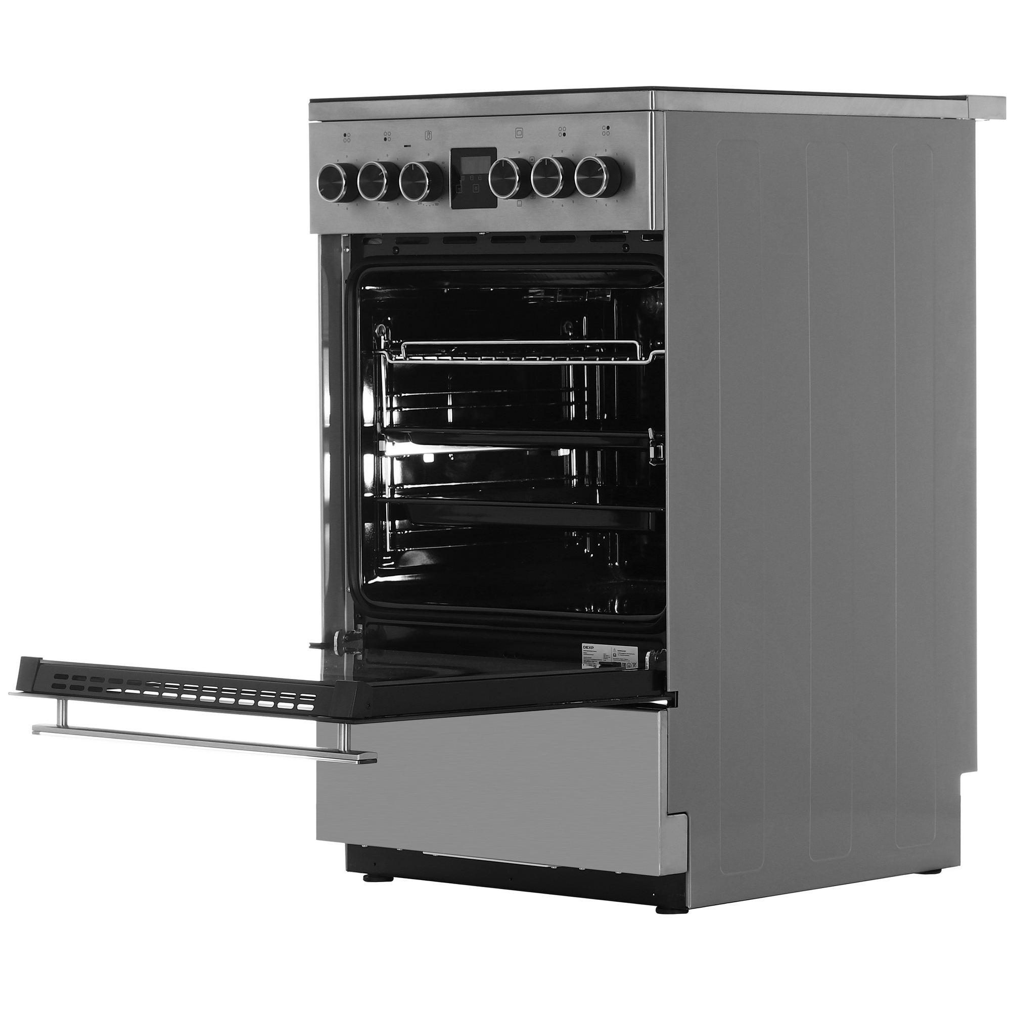 9119771 Электрическая плита DEXP E35-2 серебристый STDN-0083880 - Вид №5