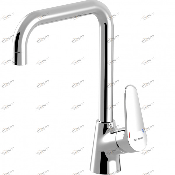 Смеситель для кухни с высоким поворотным изливом ECO F7111147C-1 bravat