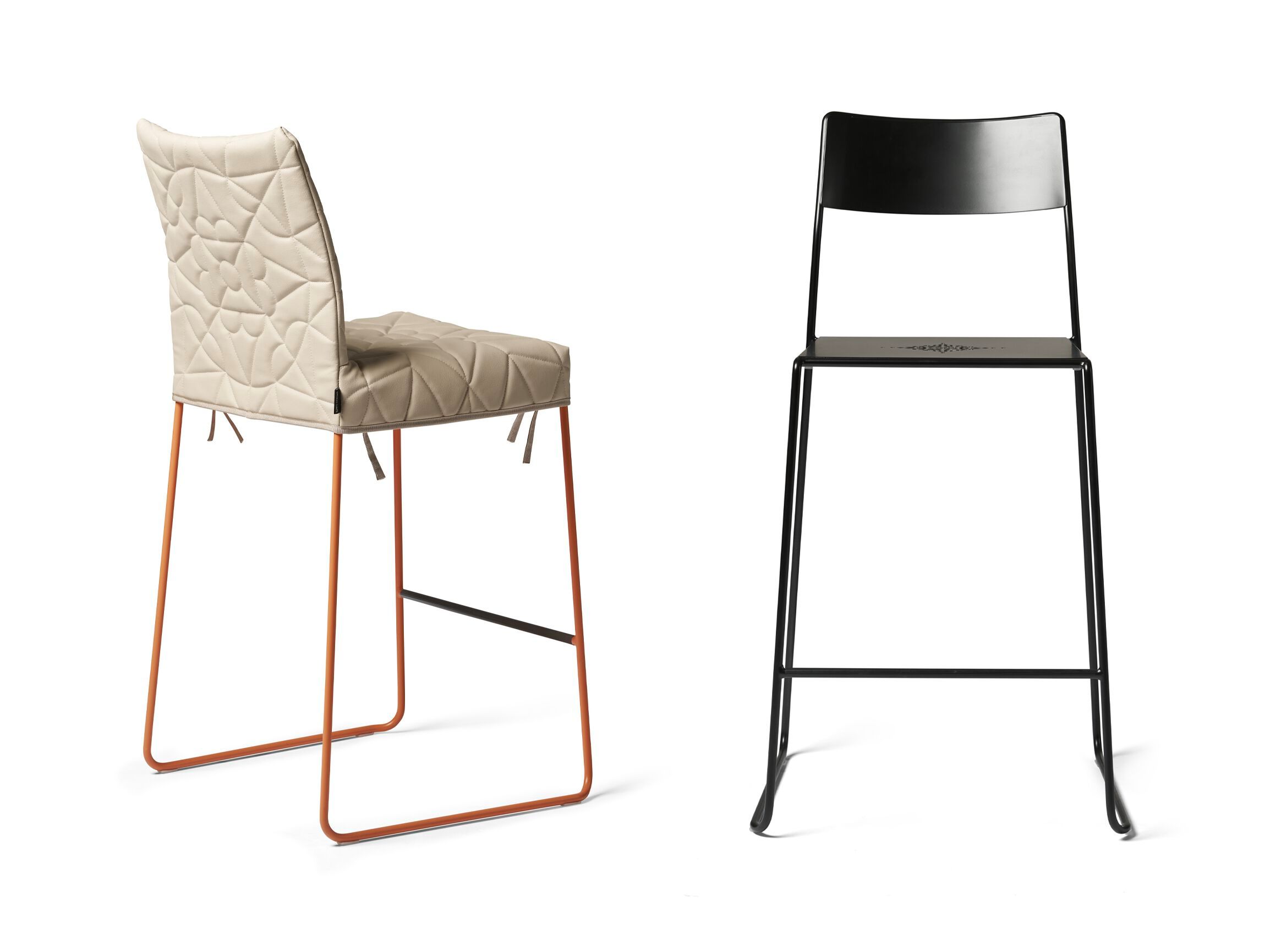 Стальной штабелируемый табурет с порошковым покрытием Opinion Ciatti Nigelle ARCH-00035400 - Вид №2