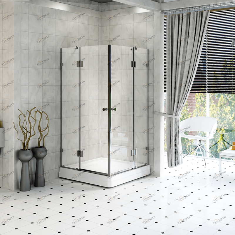 Душевая ширма к поддону 110 квадратный (стекла прозрачные) Radomir 1090001580