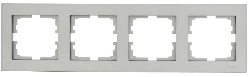 VESNA Рамка 4-ая горизонтальная без вст платина