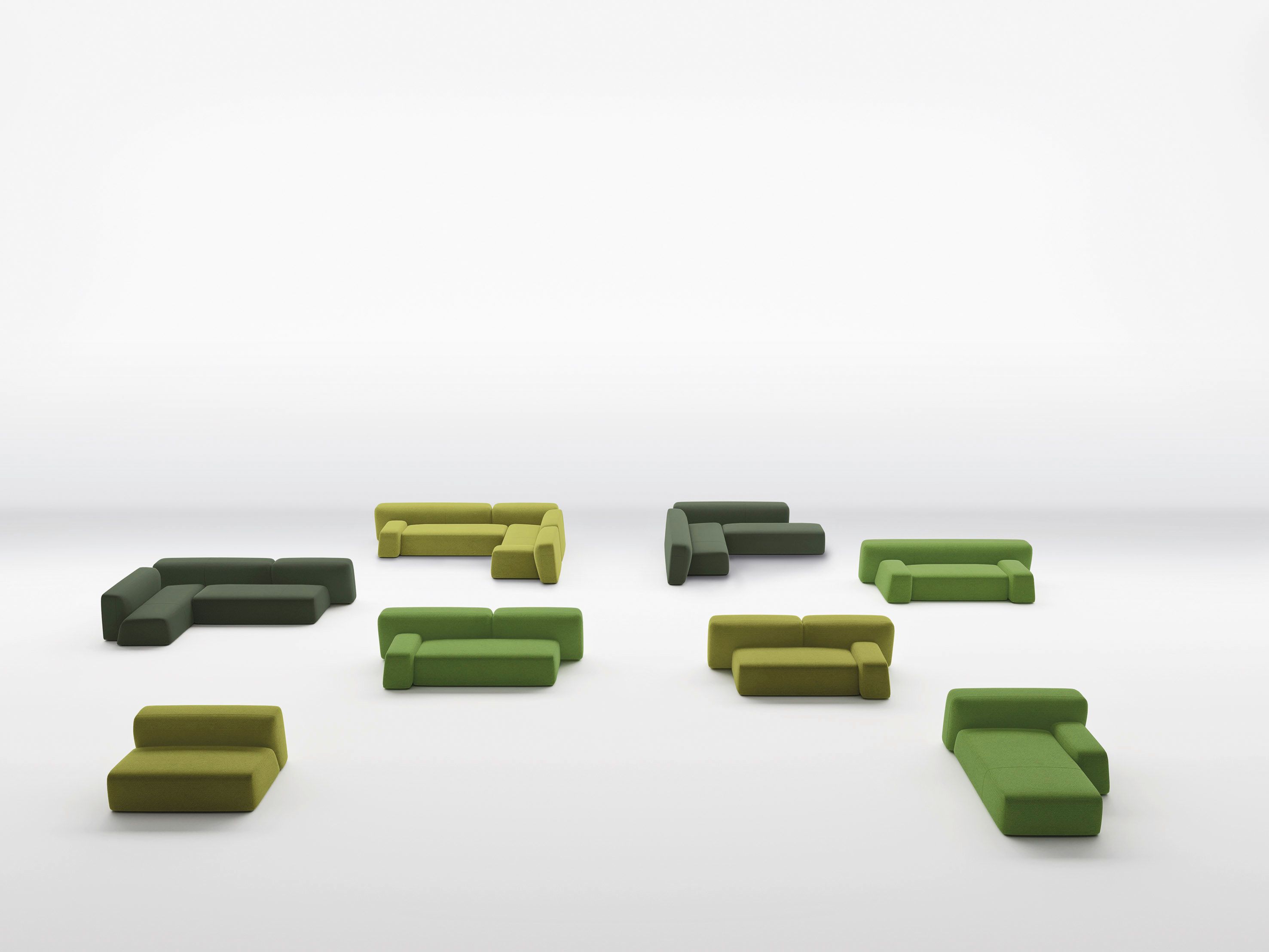 Модульный тканевый диван La Cividina Suiseki ARCH-00036892 - Вид №11