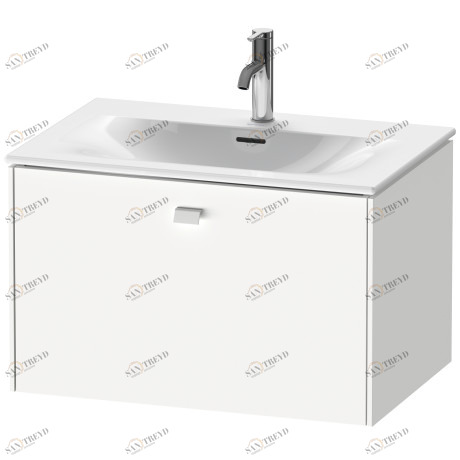BR421101818 Тумбочка подвесная Brioso #BR4211 720 x 479 мм Белый матовый, декор Duravit