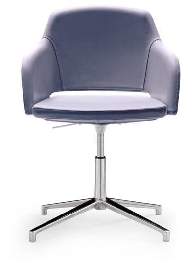 Sinetica Мягкое кожаное кресло с 4-мя спицами и подлокотниками Captain sun-id-1371911 - Вид №2