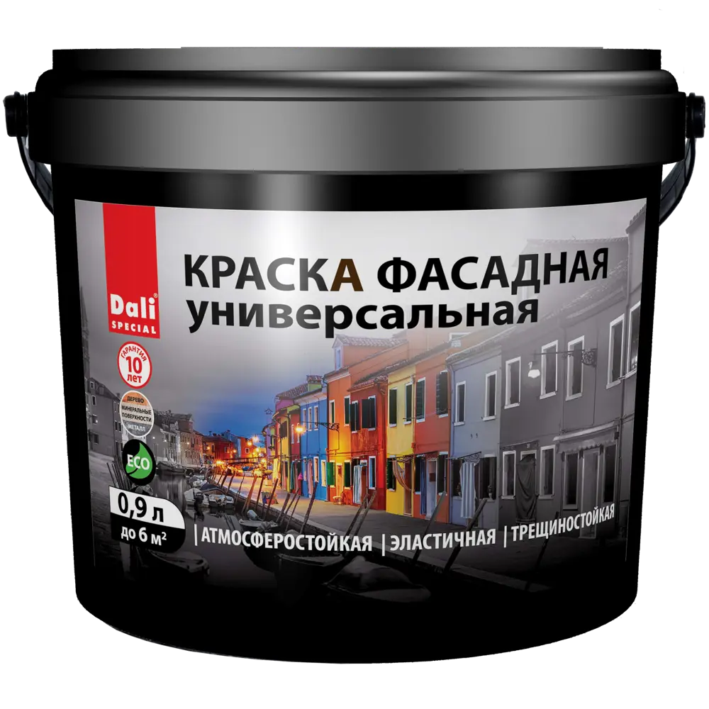 Краска Dali Универсальная матовая для фасадов и интерьеров 0.9 л 86364414 STLM-0068118 - Вид №1