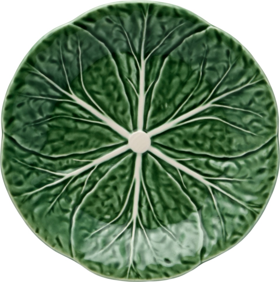 10600174 Bordallo Pinheiro Тарелка десертная Bordallo Pinheiro Капуста 19см, керамика Керамика 